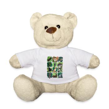 Forest animals Wildlife Nature conservation Wilderness - Teddy Bear - white - Front