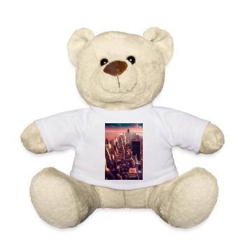New York City Skyline - Teddy - Weiß - Vorne