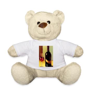 Buveurs de vin - Nounours - blanc - Devant