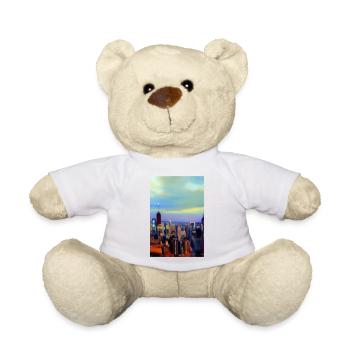 New York City Skyline - Teddy Bear - white - Front