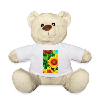 Sonnenblumen - Teddy - Weiß - Vorne
