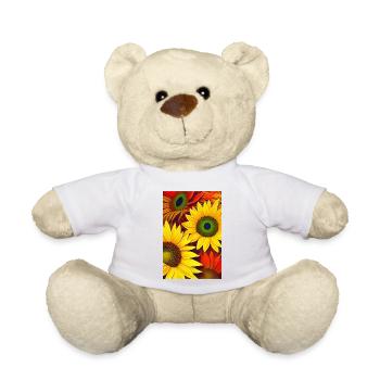 Sonnenblumen - Teddy - Weiß - Vorne