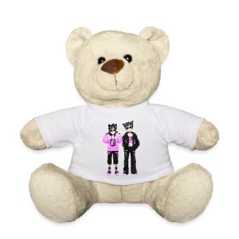 Cosplay Boy and Girl - Teddy Bear - white - Front