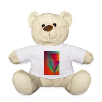 Kaleidoskop Glasdesign - Teddy - Weiß - Vorne