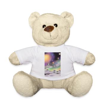 Weltall und Planeten - Teddy - Weiß - Vorne