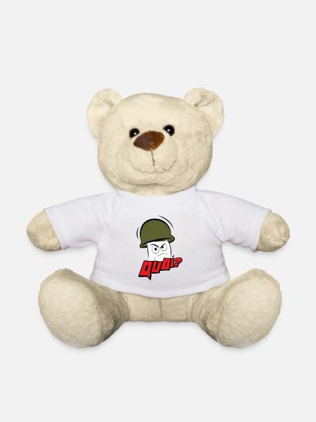 Mr Ronchon QUOI - Nounours - blanc