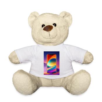 Mon téléphone portable - Nounours - blanc - Devant