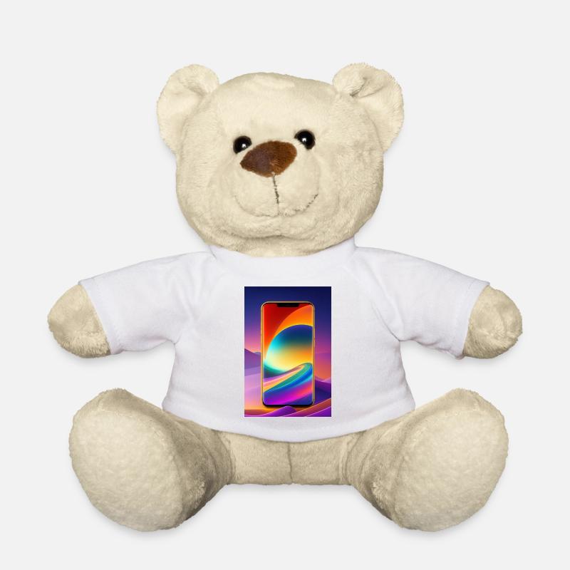 Mon téléphone portable - Nounours - blanc