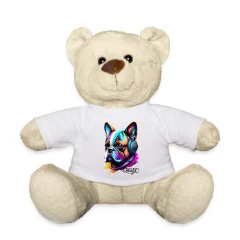RAP MUSIC, FRENCH BULLDOG - Teddy Bear - white - Front