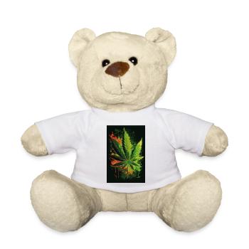 Marihuana Pflanze - Teddy - Weiß - Vorne