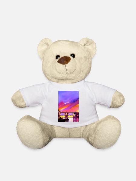 Brücken in London - Teddy - Weiß