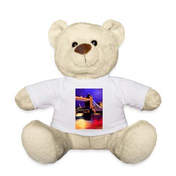 Bridges in London - Teddy Bear - white - Front