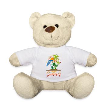 Genießen Sie den Sommer - Teddy - Weiß - Vorne