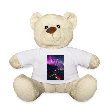 Cityscape 2.0: The future of the urban world. - Teddy Bear - white - Front
