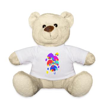 Regenschirm-Fantasie v4.00 - Teddy - Weiß - Vorne