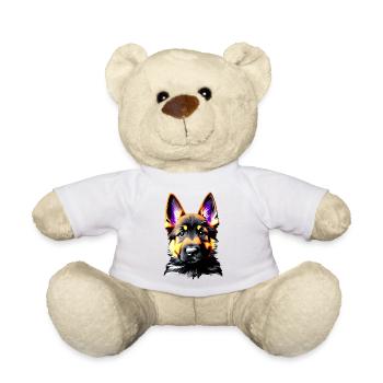 Chiot Berger Allemand Propriétaire Chien - Nounours - blanc - Devant