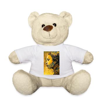 Graphic Girl Portrait - Nounours - blanc - Devant