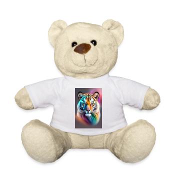 tete de tigre - Nounours - blanc - Devant