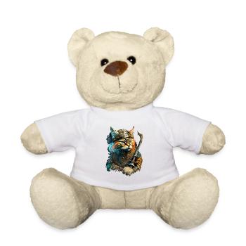 Wikinger-Katze - Teddy - Weiß - Vorne