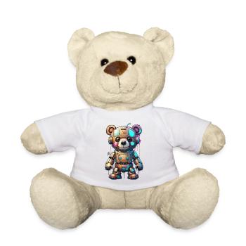 Ours robot - Nounours - blanc - Devant
