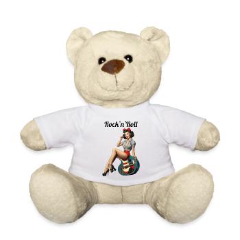 Pinup - Teddy Bear - white - Front