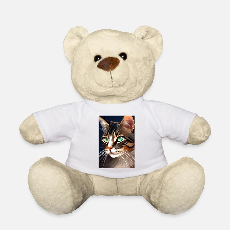 Katze I - Teddy - Weiß