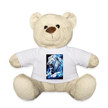 White Animal Feuerlöwe - Teddy - Weiß - Vorne
