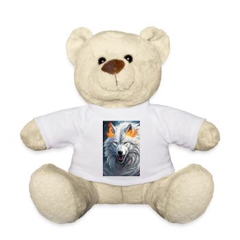 White Animal Wolf - Teddy - Weiß - Vorne