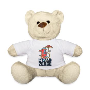420 Weltfrieden Vater Pilz - Teddy - Weiß - Vorne