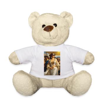 Lunettes de soleil fille - Nounours - blanc - Devant