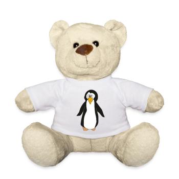 Drôle de pingouin - Nounours - blanc - Devant