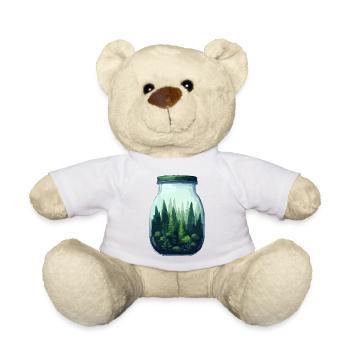 Forest in a jar - Teddy Bear - white - Front