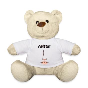 Artist makeup gift idea - Teddy Bear - white - Front