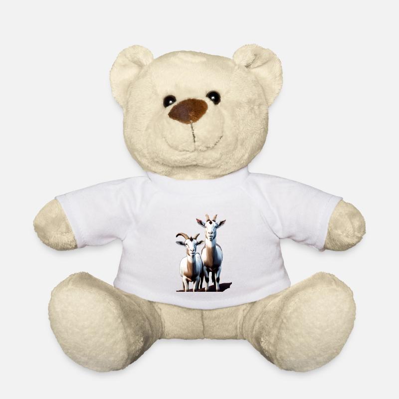 CHÈVRES II - Nounours - blanc