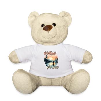 Fishing gift for men fishing trip fisherman - Teddy Bear - white - Front