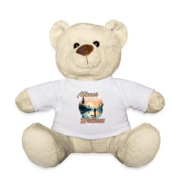 Männer Angel Shirt Fliegenfischen Männer Wellness - Teddy - Weiß - Vorne