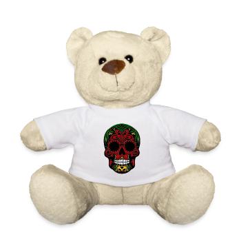 Santa Muerte | Célébration du crâne - Nounours - blanc - Devant