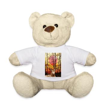 Deer - Teddy Bear - white - Front