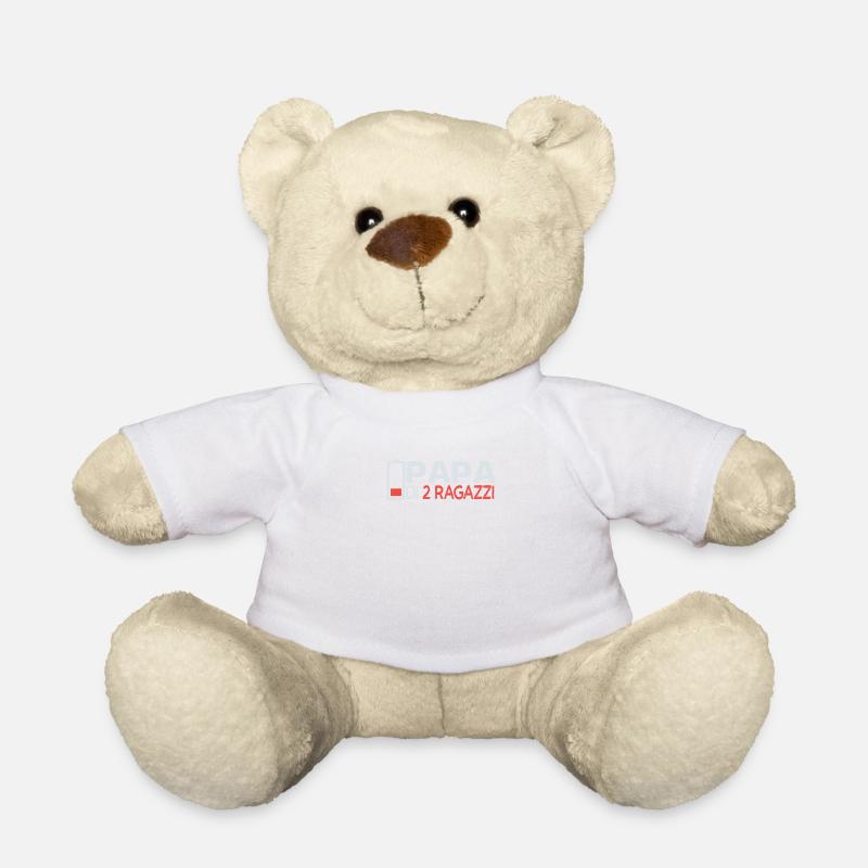 Vater von 2 Söhnen Vater Sohn Partnerlook Papa - Teddy - Weiß