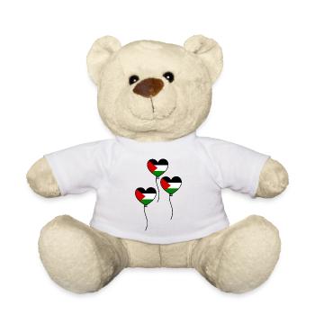 Free palestine - Teddy Bear - white - Front
