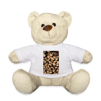 FIREWOOD - Teddy Bear - white - Front
