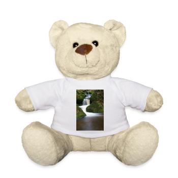 Mooswald Waterfall Motif - Teddy Bear - white - Front