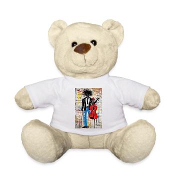 "Creation of the Urban Symphony" - Teddy Bear - white - Front