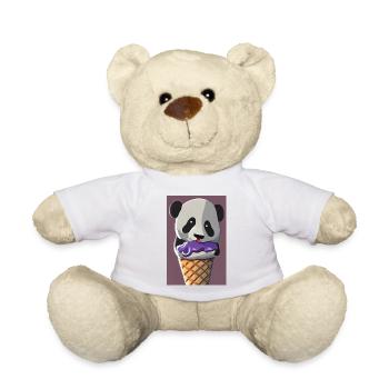 Eis Panda - Teddy - Weiß - Vorne