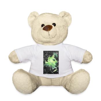 galaxy nebula galaxy nebula nerd astronomy space - Teddy Bear - white - Front