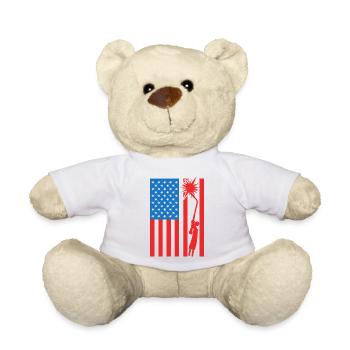 USA Schweißer - Teddy - Weiß - Vorne