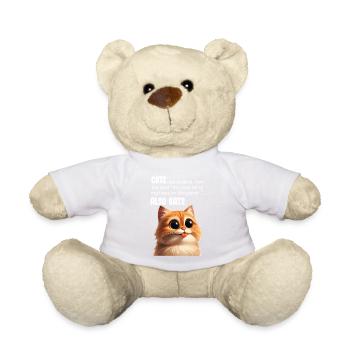 Chat mignon Meme - Nounours - blanc - Devant