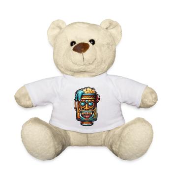 Mayan / High Culture / Peru / Mayan Calendar / Motif - Teddy Bear - white - Front