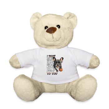 Frenchie Dog Owner French Bulldog Dogs - Teddy Bear - white - Front