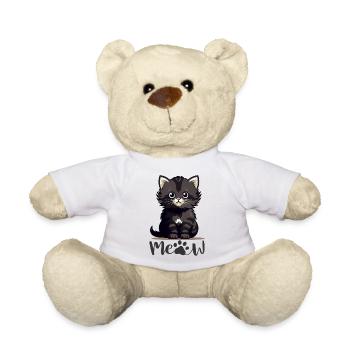 Bébé chat - Nounours - blanc - Devant
